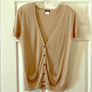 J. Crew Cardigan, short sleeved, Size L